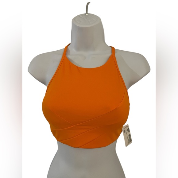 lululemon athletica Other - Lululemon Flow Y Wrap-Front High-Neck Bra Color ORFH Sz 6